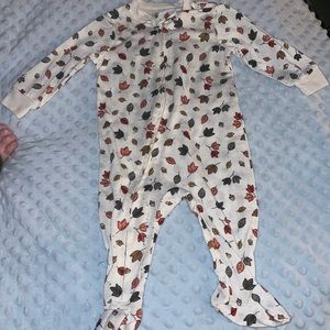 Fall Leaves Baby Pajamas 3-6 Months